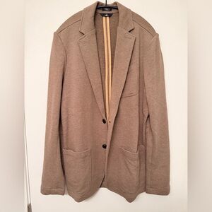 Faherty Inlet Knit Blazer in Brown